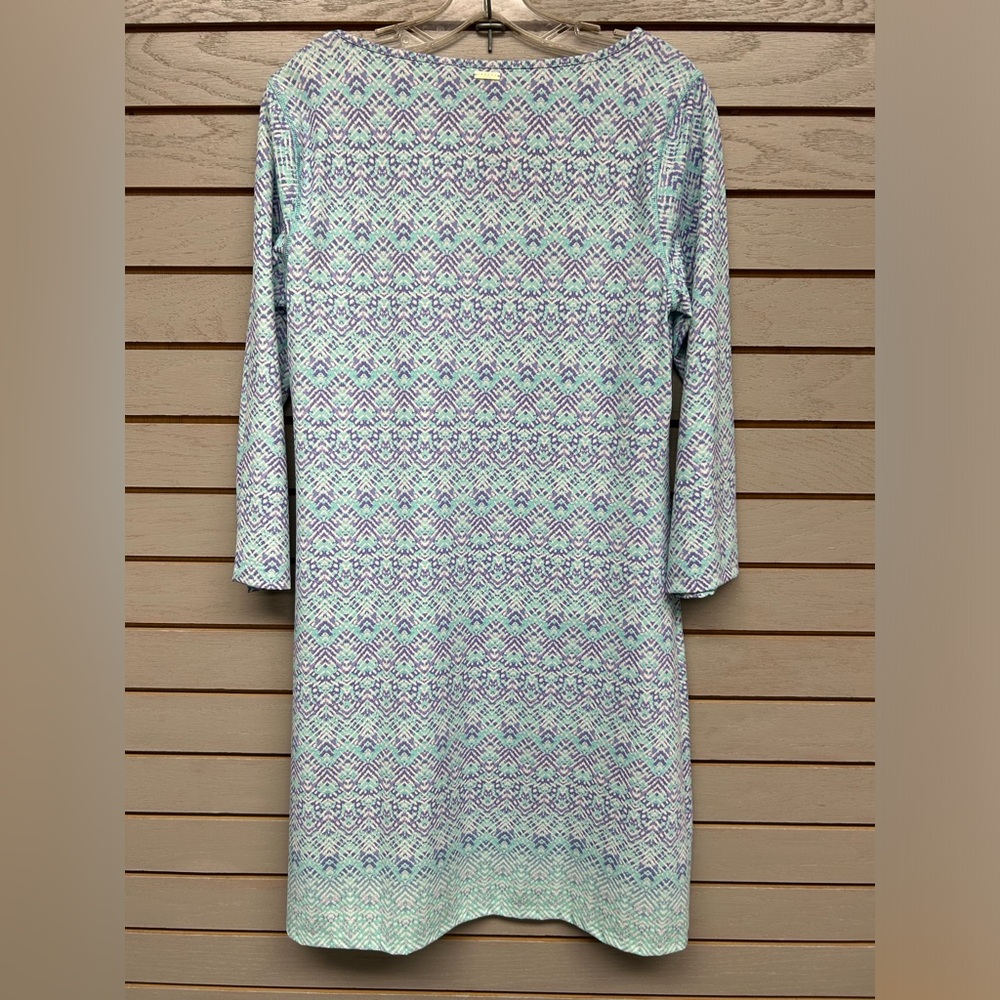 Cabana Life Mint and Lavender Patterned Dress - Picture 8 of 9